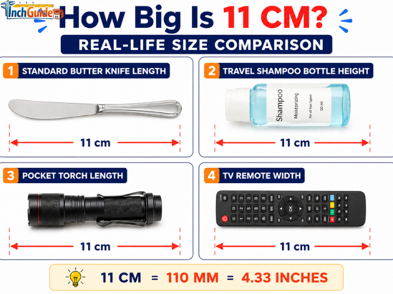 how big is 11 cm