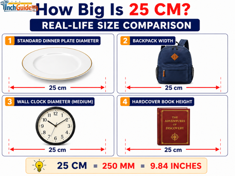 how big is 25 cm