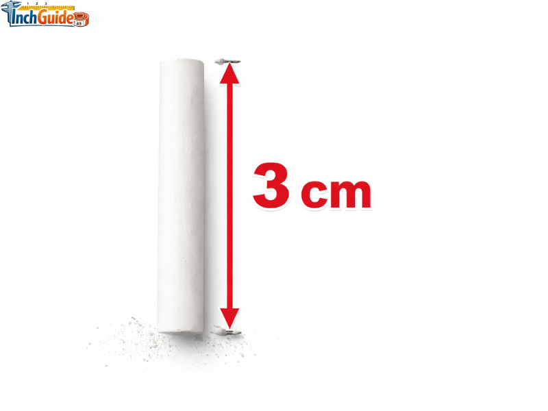 how big is 3 cm