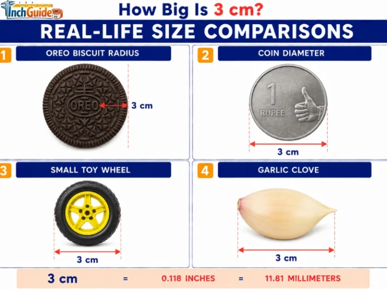 how big is 3 cm