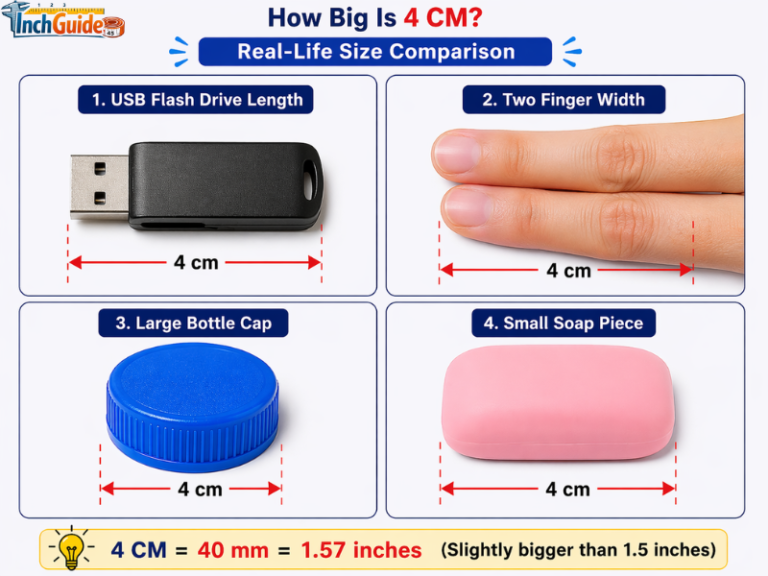 how big is 4 cm