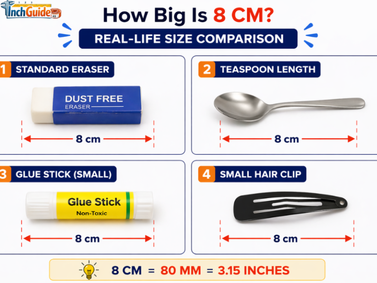 how big is 8 cm