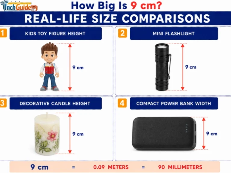 how big is 9 cm