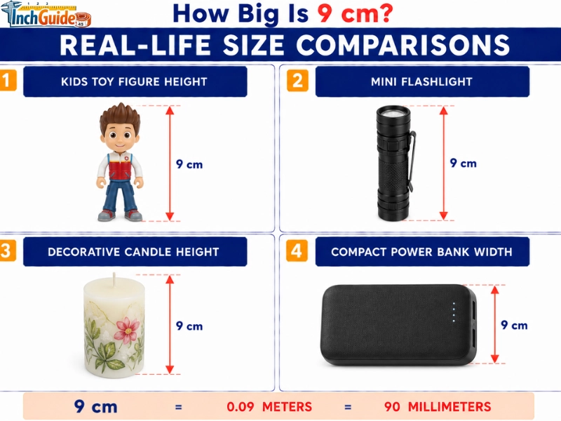how big is 9 cm