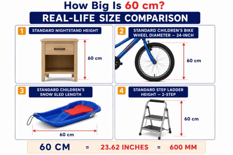 how big is 60 cm