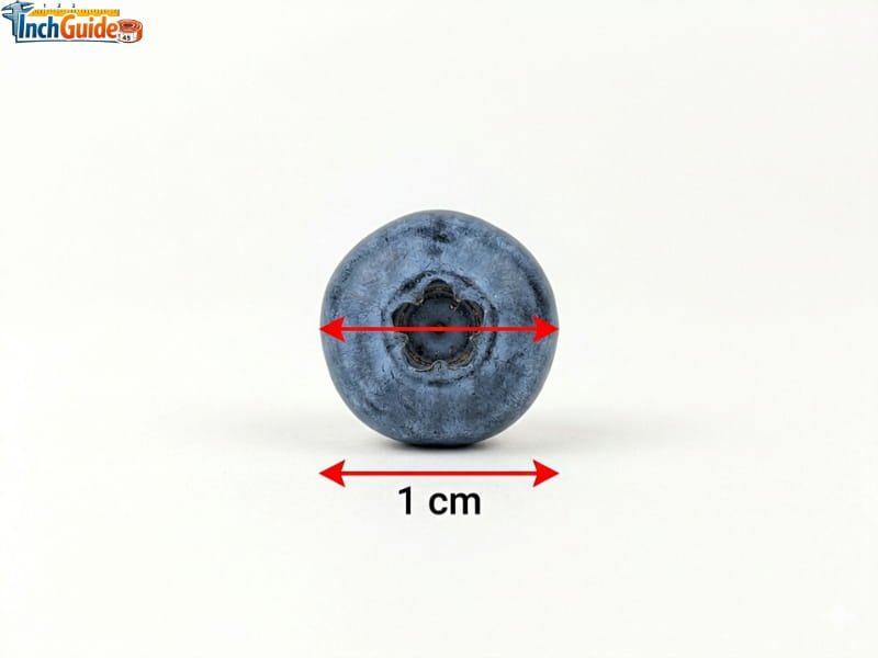 how big is 1 cm