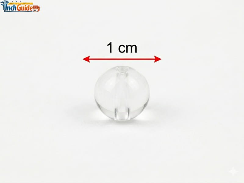 how big is 1 cm
