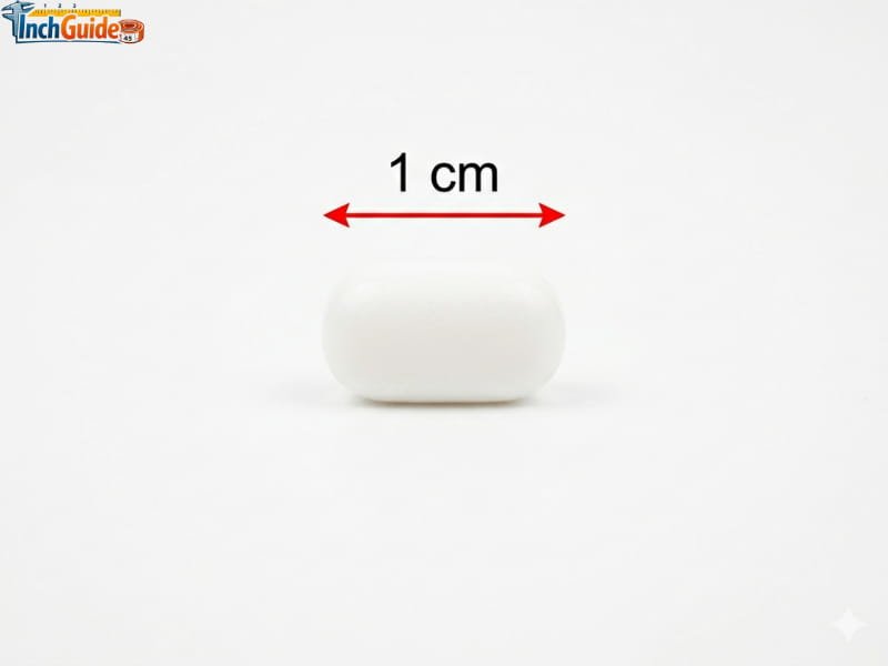 how big is 1 cm