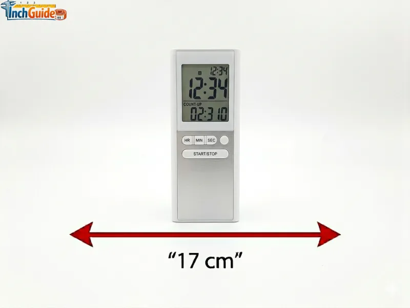 how big is 17 cm