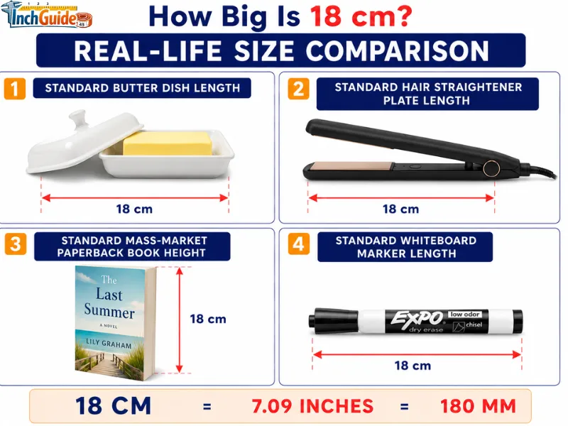 how big is 18 cm