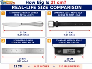 how big is 21 cm