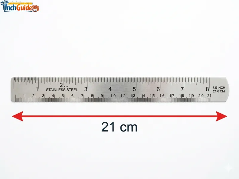 how big is 21 cm