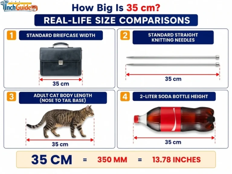 how big is 35 cm