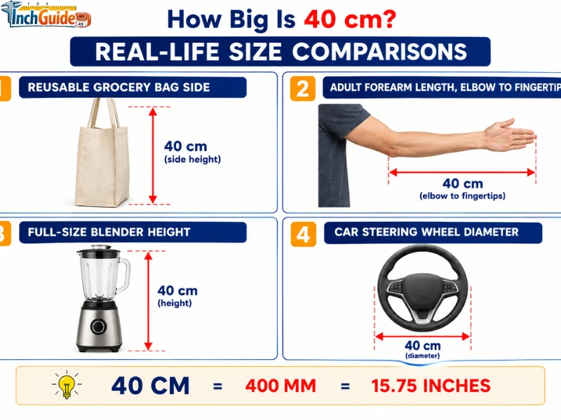 how big is 40 cm