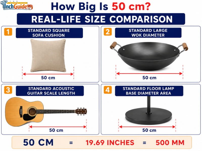 how big is 50 cm