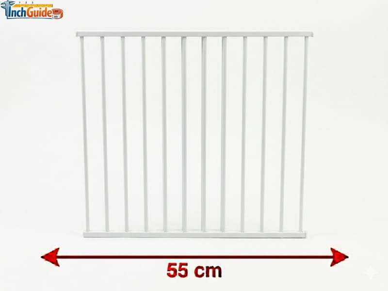 how big is 55 cm