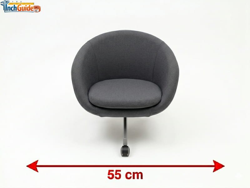 how big is 55 cm