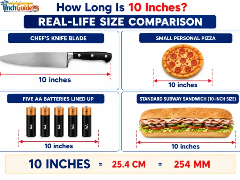 how long is 10 inches