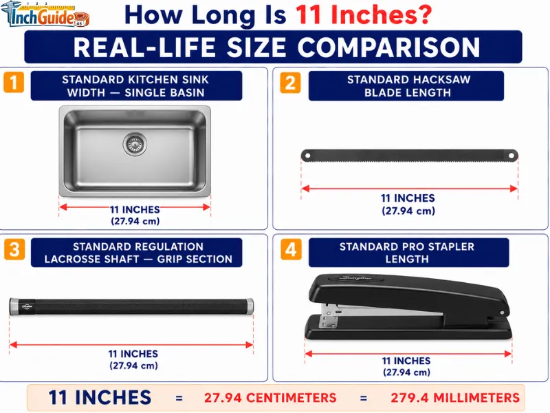 how long is 11 inches