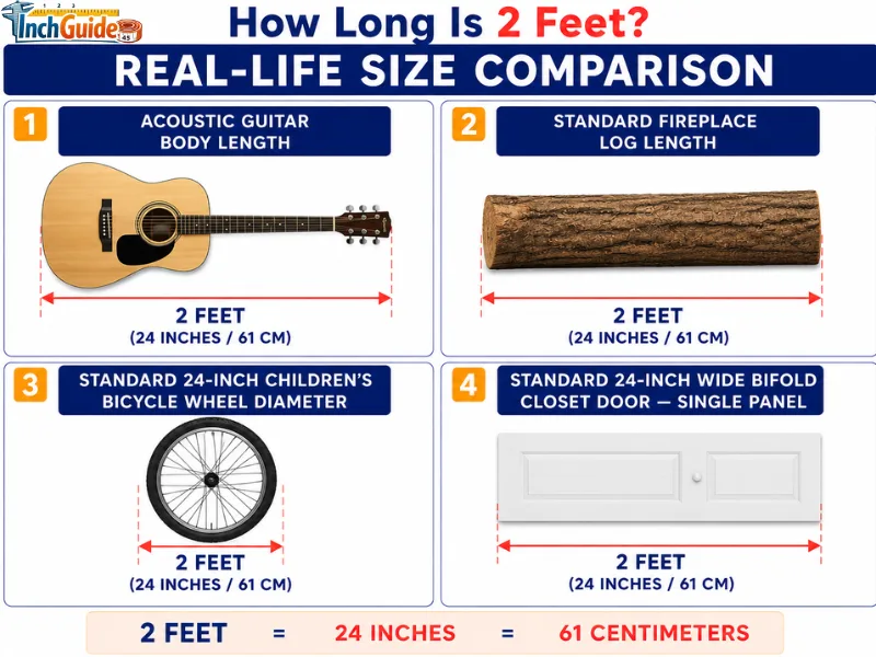how long is 2 feet