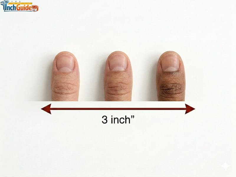 how long is 3 inches