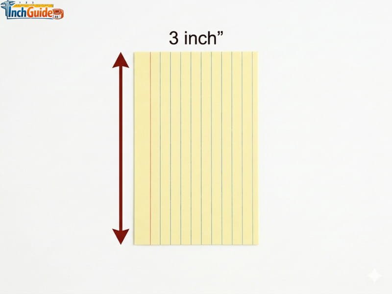 how long is 3 inches