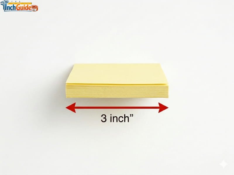 how long is 3 inches