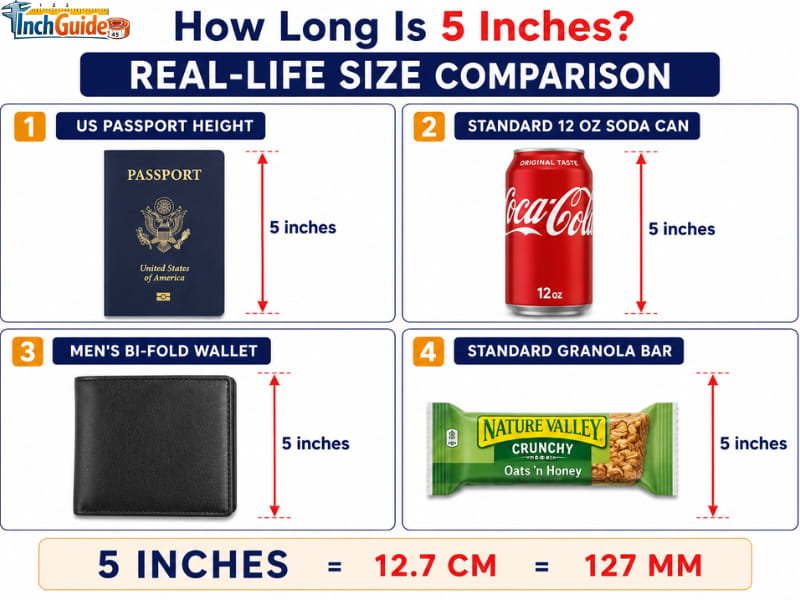 how long is 5 inches