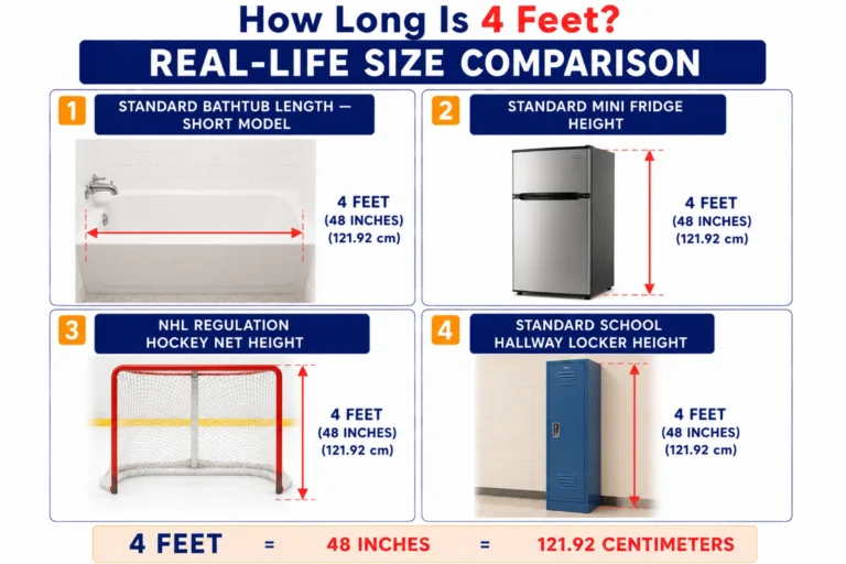 how long is 4 feet