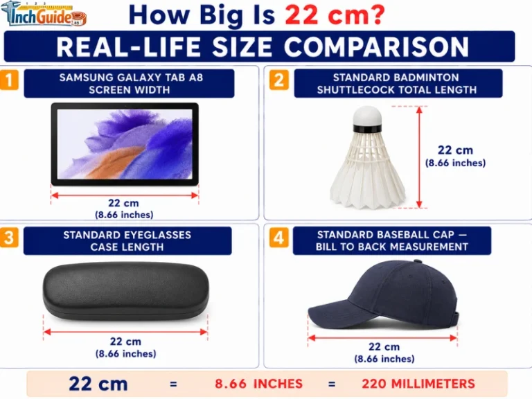 how big is 22 cm