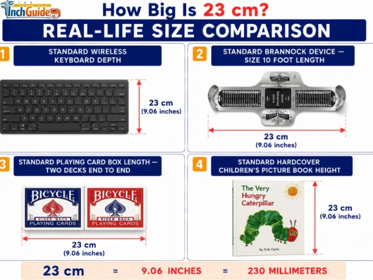 how big is 23 cm