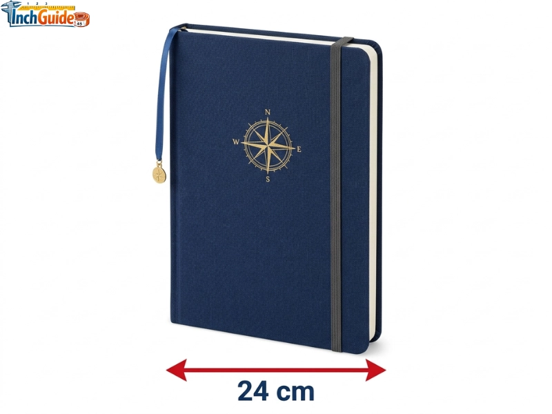how big is 24 cm Hardcover Journal Height