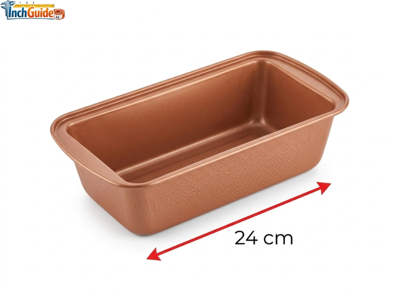 how big is 24 cm Standard Bread Loaf Pan