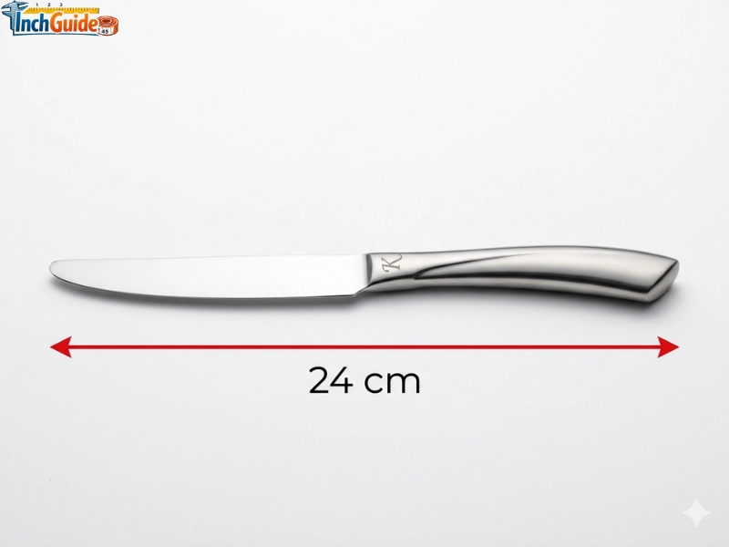 how big is 24 cm Dinner Knife Total Length