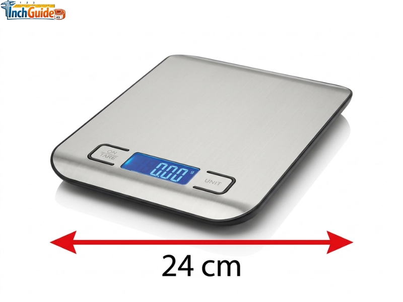 how big is 24 cm Kitchen Scale Platform Width