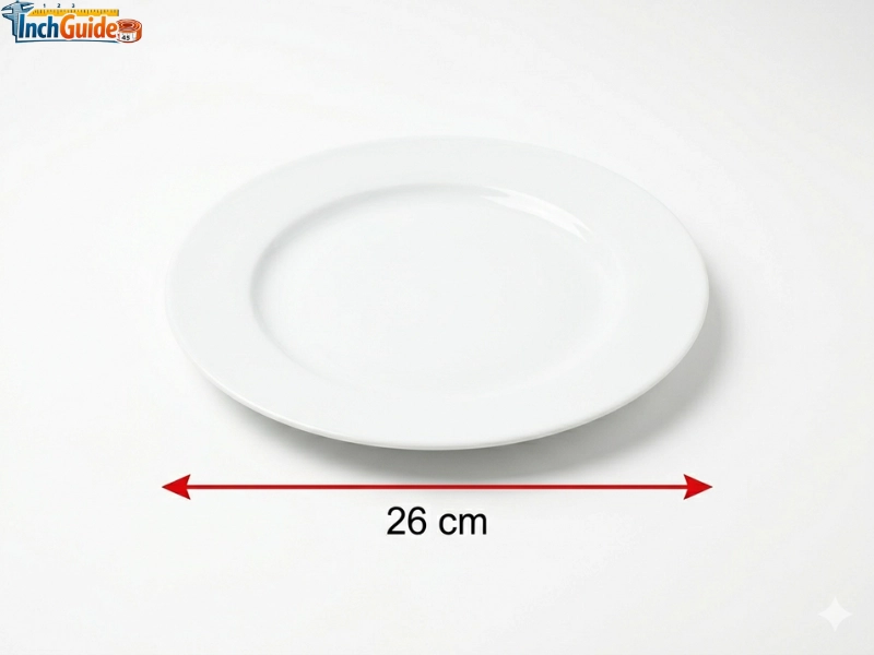 how big is 26 cm Large Dinner Plate Diameter