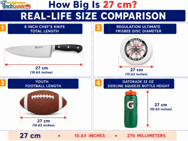 how big is 27 cm