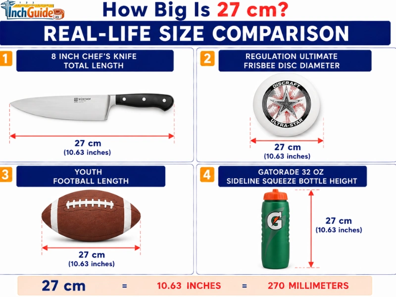 how big is 27 cm