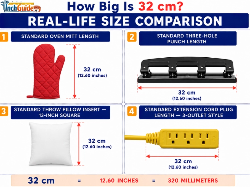 how big is 32 cm