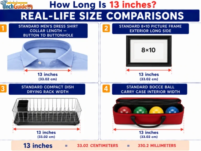 how long is 13 inches
