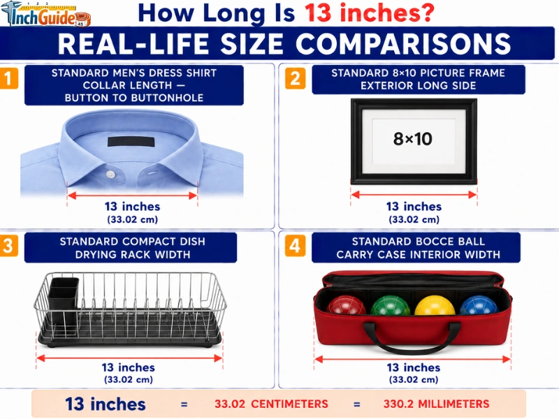how long is 13 inches