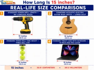 how long is 15 inches