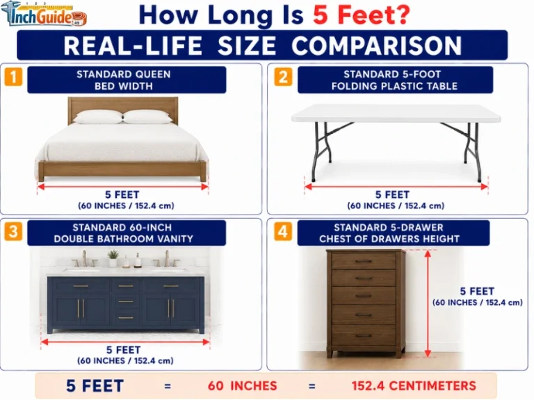 how long is 5 feet