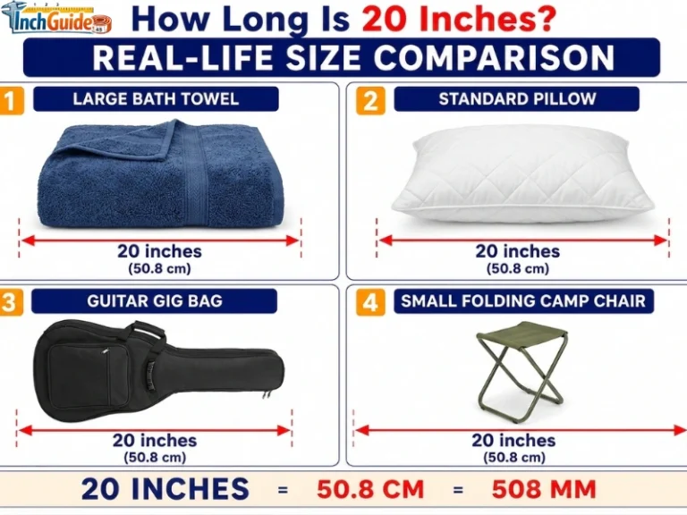 how long is 20 inches