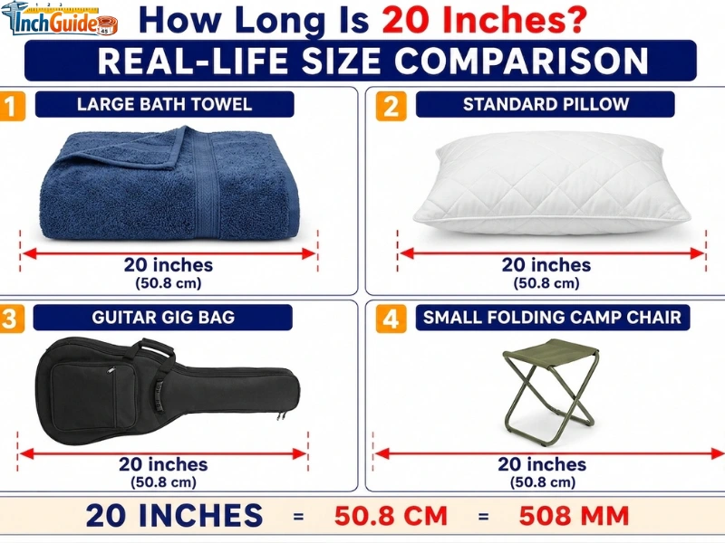 how long is 20 inches