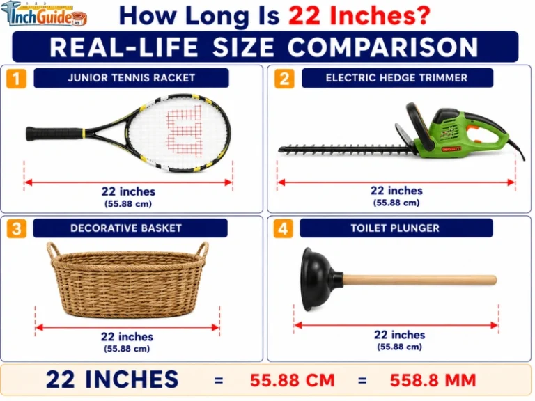 how long is 22 inches